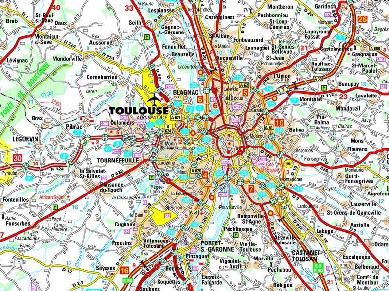 зураг Toulouse зам