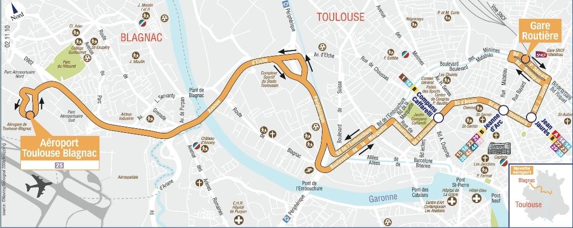 зураг Toulouse нисэх онгоцны буудал явагч зам 